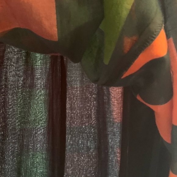 Dolma Anthropologie Colorful Geometric Patterned Cotton Skye Dress - Picture 6 of 14